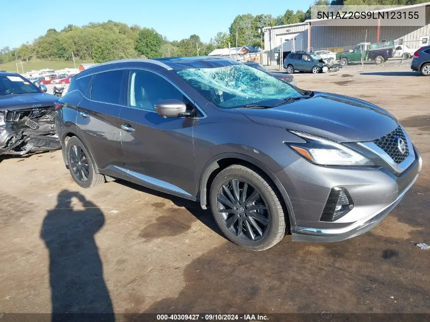 5N1AZ2CS9LN123155 2020 Nissan Murano Sl Intelligent Awd