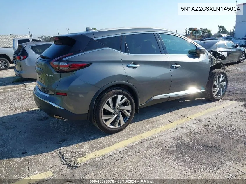 5N1AZ2CSXLN145004 2020 Nissan Murano Sl