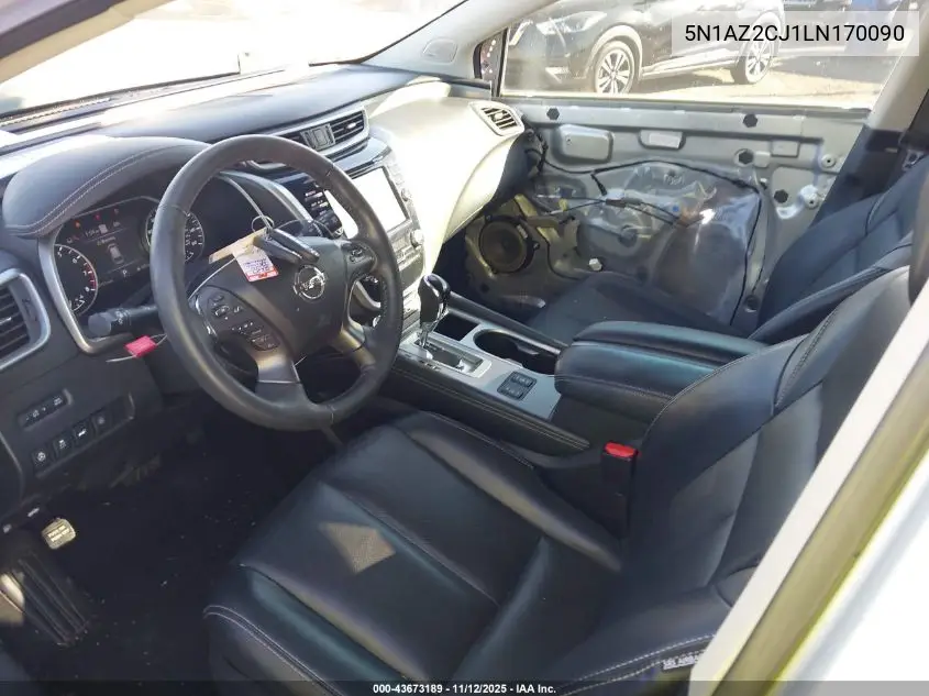 5N1AZ2CJ1LN170090 2020 Nissan Murano Sl Fwd