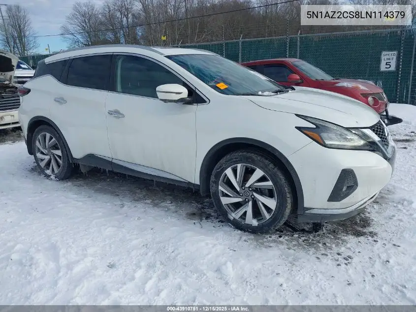 5N1AZ2CS8LN114379 2020 Nissan Murano Sl Intelligent Awd