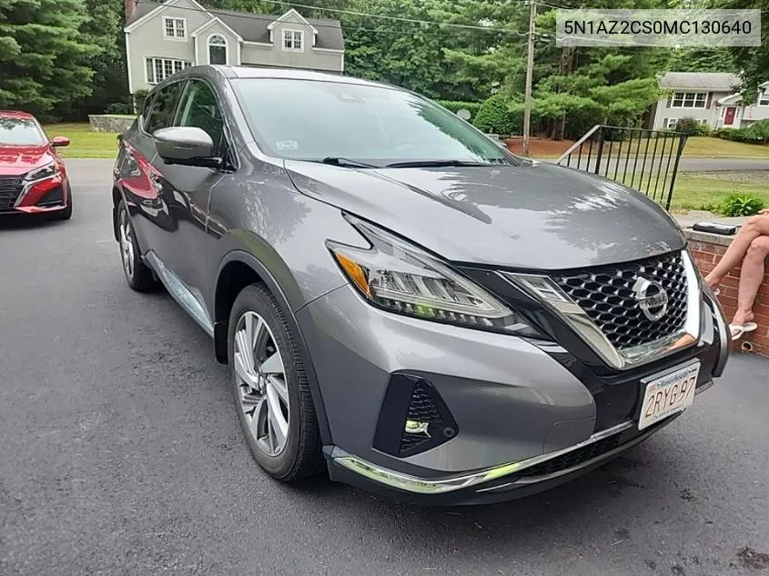 2021 Nissan Murano Sl VIN: 5N1AZ2CS0MC130640 Lot: 40036586