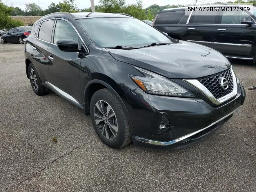 5N1AZ2BS7MC126909 2021 Nissan Murano Sv