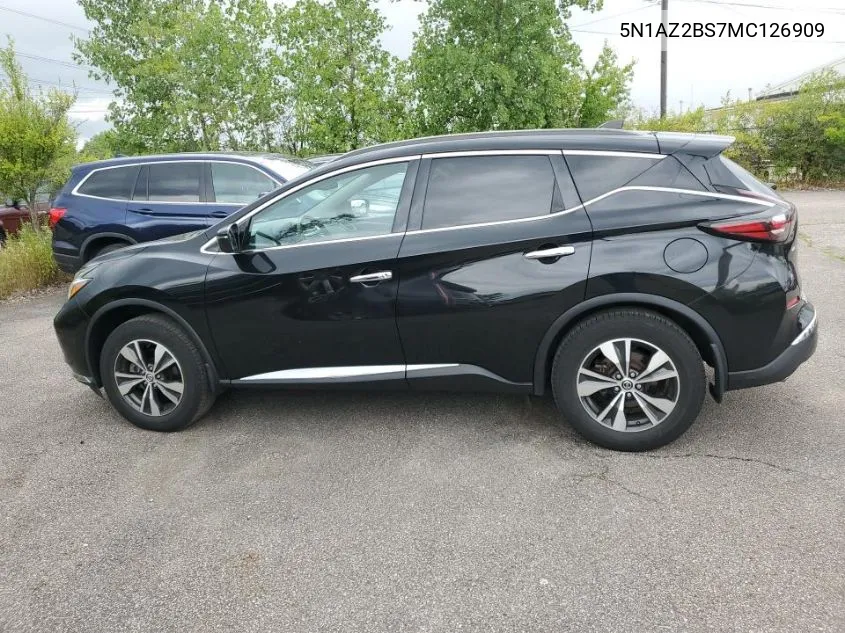 5N1AZ2BS7MC126909 2021 Nissan Murano Sv