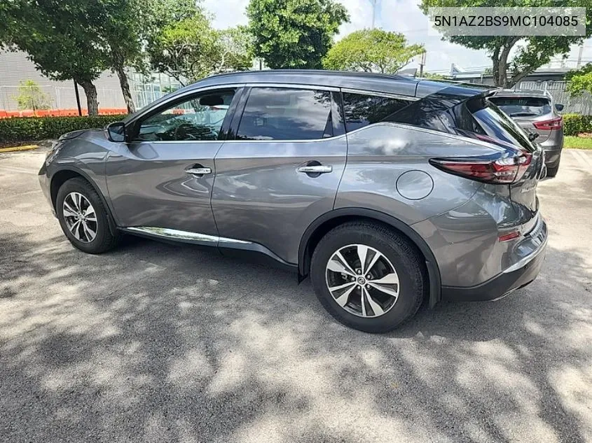 5N1AZ2BS9MC104085 2021 Nissan Murano Sv