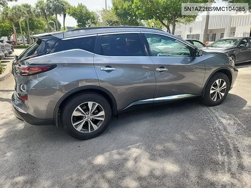 5N1AZ2BS9MC104085 2021 Nissan Murano Sv