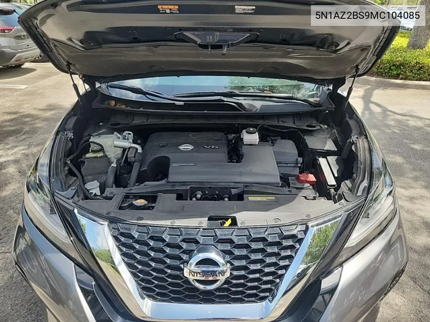 5N1AZ2BS9MC104085 2021 Nissan Murano Sv