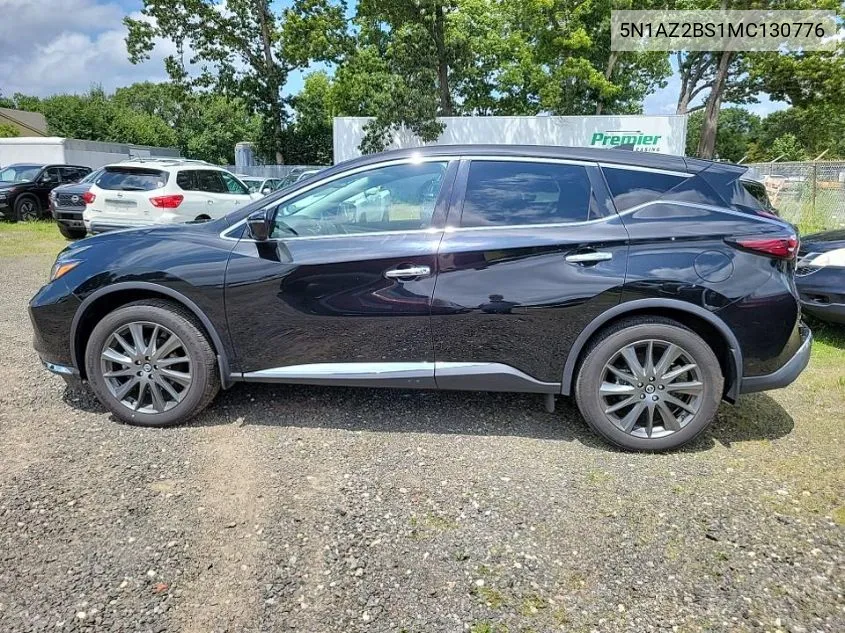 2021 Nissan Murano Sv VIN: 5N1AZ2BS1MC130776 Lot: 40049103