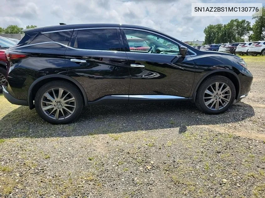 2021 Nissan Murano Sv VIN: 5N1AZ2BS1MC130776 Lot: 40049103