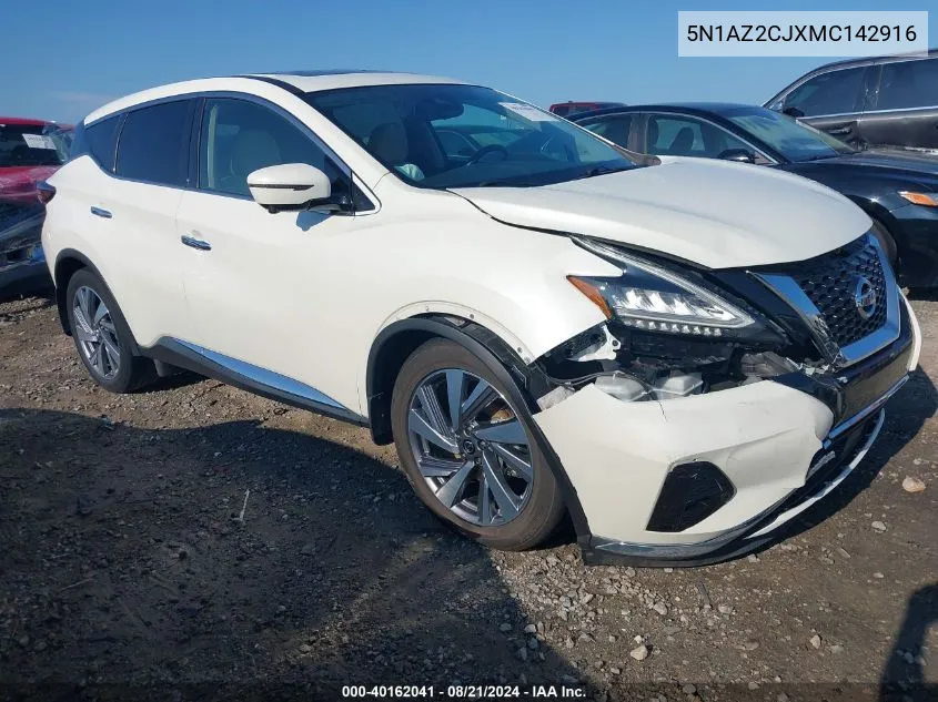 5N1AZ2CJXMC142916 2021 Nissan Murano Sl