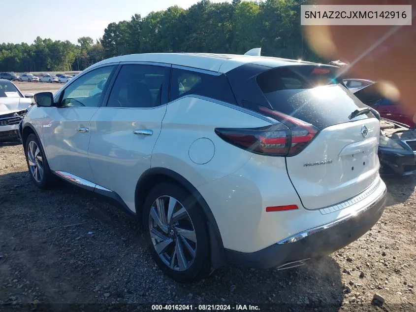 5N1AZ2CJXMC142916 2021 Nissan Murano Sl