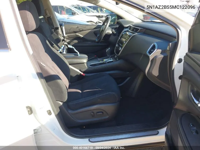 5N1AZ2BS5MC122096 2021 Nissan Murano Sv