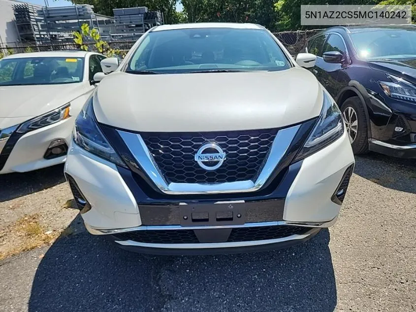 5N1AZ2CS5MC140242 2021 Nissan Murano Sl