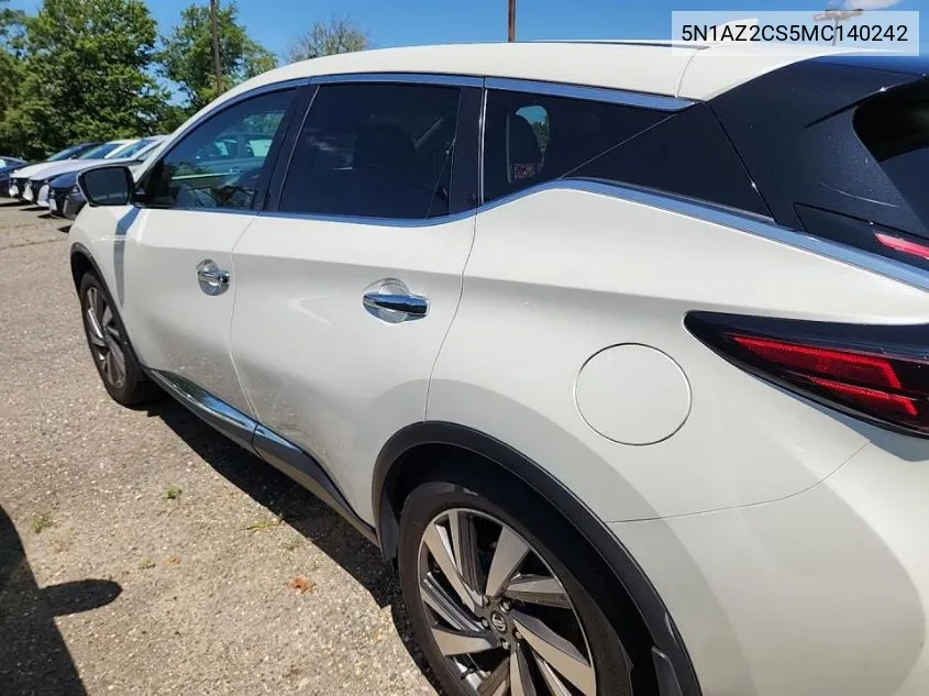 5N1AZ2CS5MC140242 2021 Nissan Murano Sl