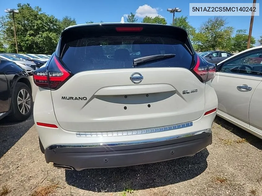 5N1AZ2CS5MC140242 2021 Nissan Murano Sl