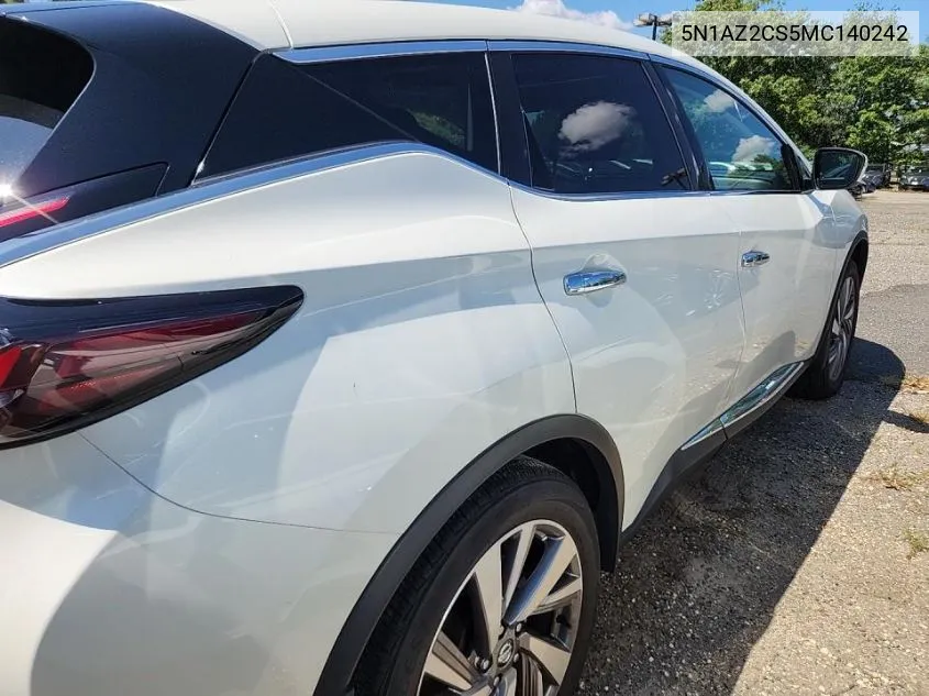 5N1AZ2CS5MC140242 2021 Nissan Murano Sl