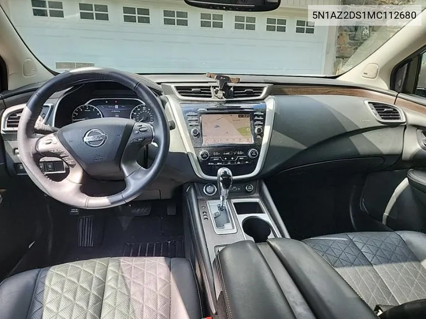 5N1AZ2DS1MC112680 2021 Nissan Murano Platinum