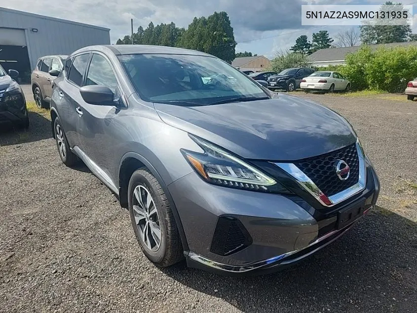 5N1AZ2AS9MC131935 2021 Nissan Murano S