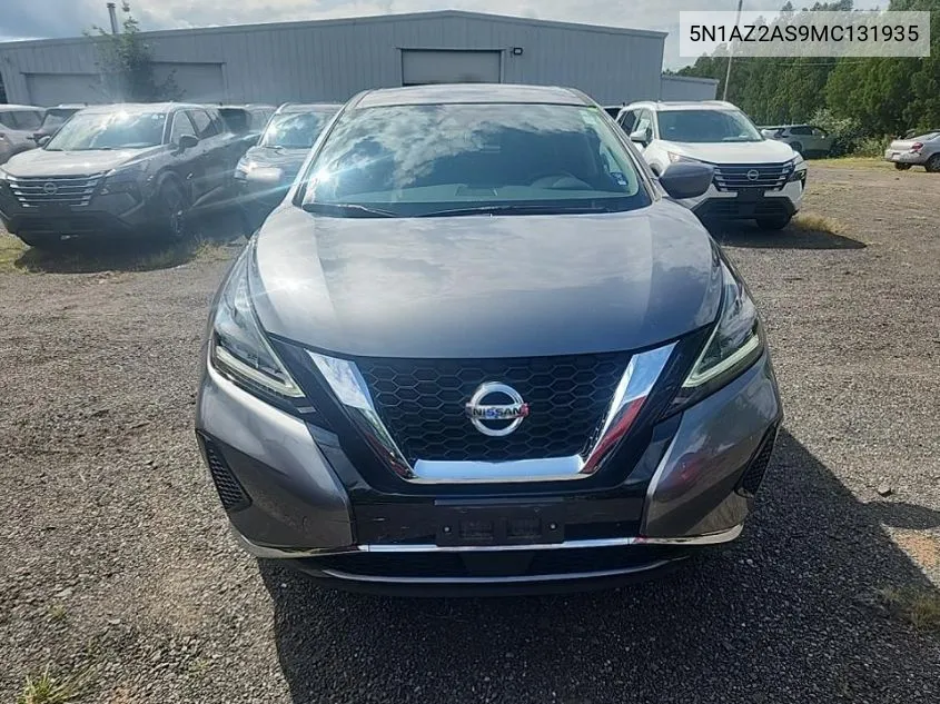 2021 Nissan Murano S VIN: 5N1AZ2AS9MC131935 Lot: 40246660