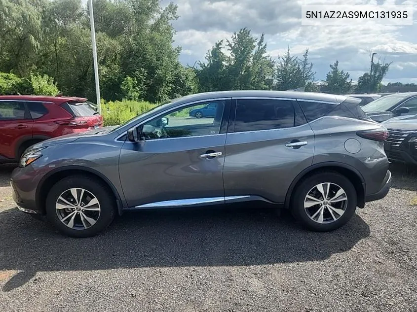 2021 Nissan Murano S VIN: 5N1AZ2AS9MC131935 Lot: 40246660