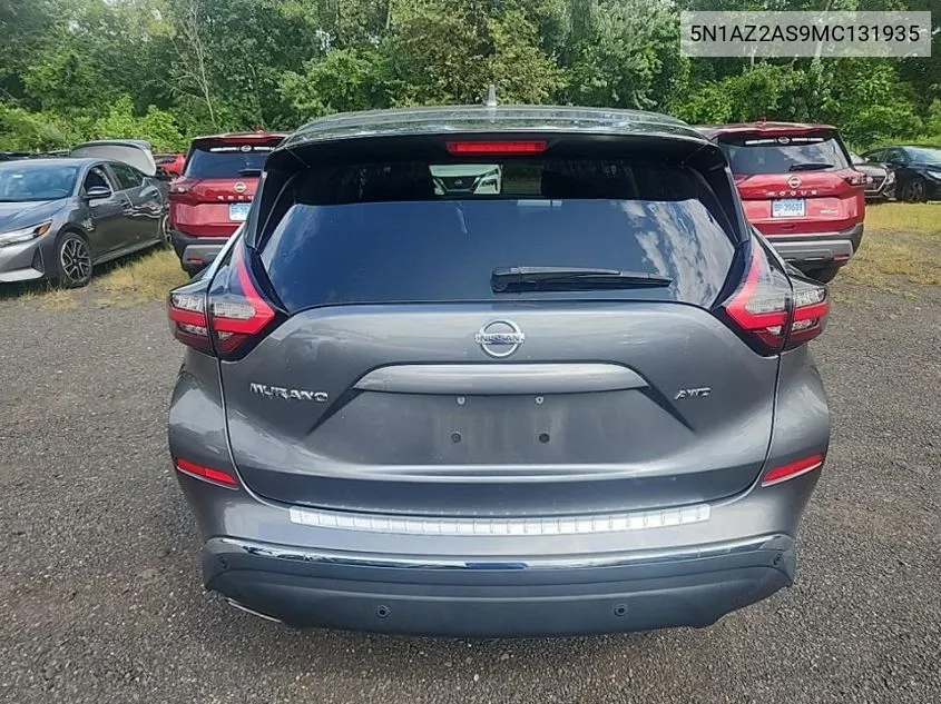 2021 Nissan Murano S VIN: 5N1AZ2AS9MC131935 Lot: 40246660