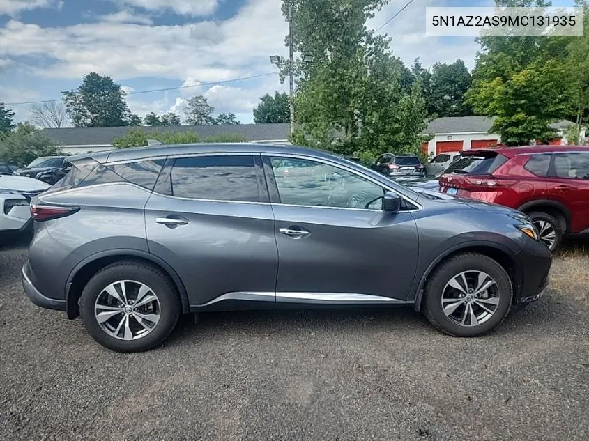 2021 Nissan Murano S VIN: 5N1AZ2AS9MC131935 Lot: 40246660