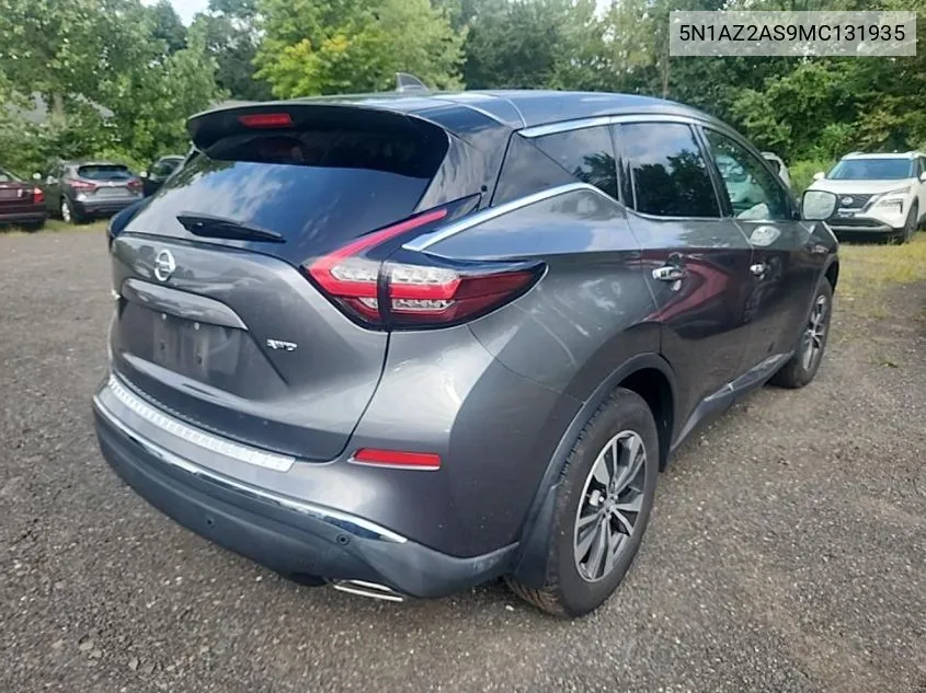 5N1AZ2AS9MC131935 2021 Nissan Murano S