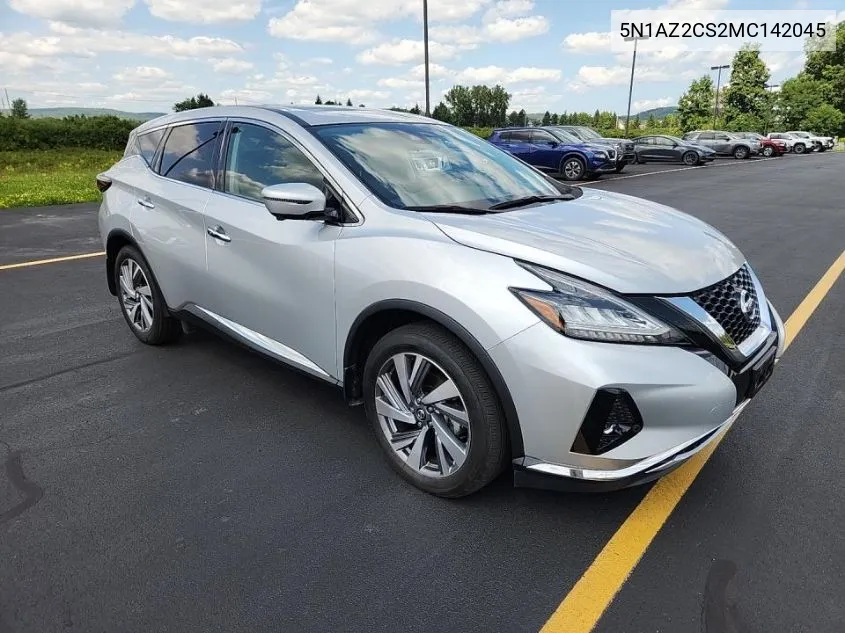 5N1AZ2CS2MC142045 2021 Nissan Murano Sl