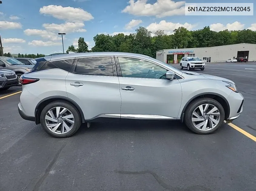 2021 Nissan Murano Sl VIN: 5N1AZ2CS2MC142045 Lot: 40246661