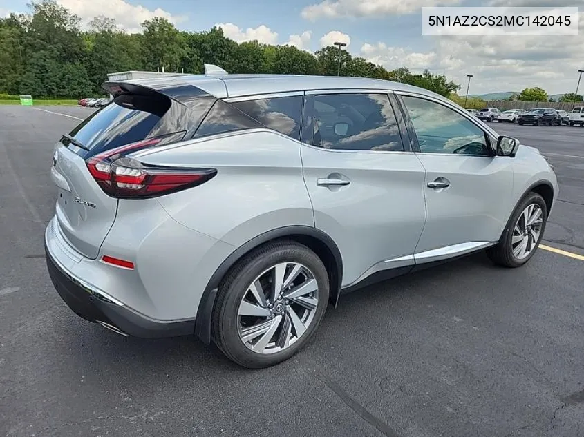 2021 Nissan Murano Sl VIN: 5N1AZ2CS2MC142045 Lot: 40246661