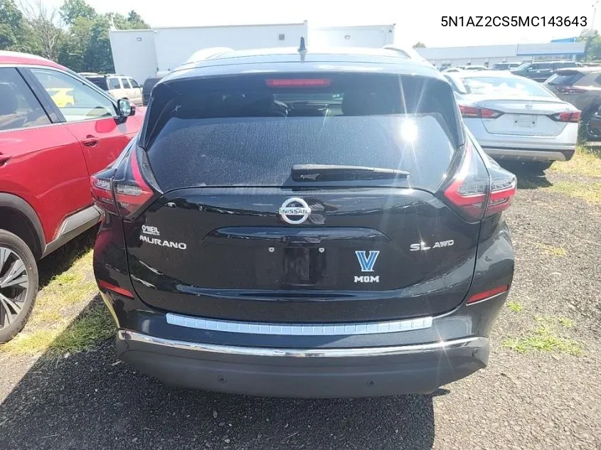 5N1AZ2CS5MC143643 2021 Nissan Murano Sl