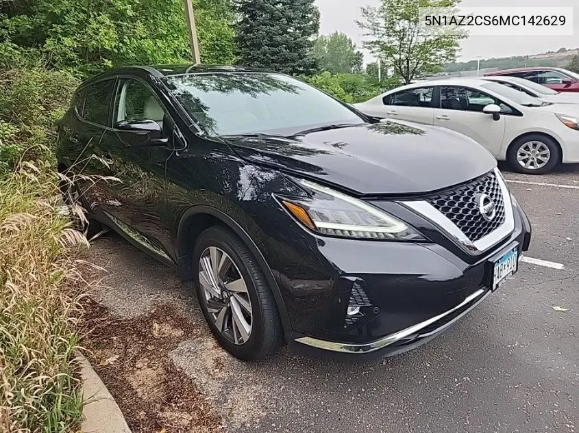 2021 Nissan Murano Sl VIN: 5N1AZ2CS6MC142629 Lot: 40271584