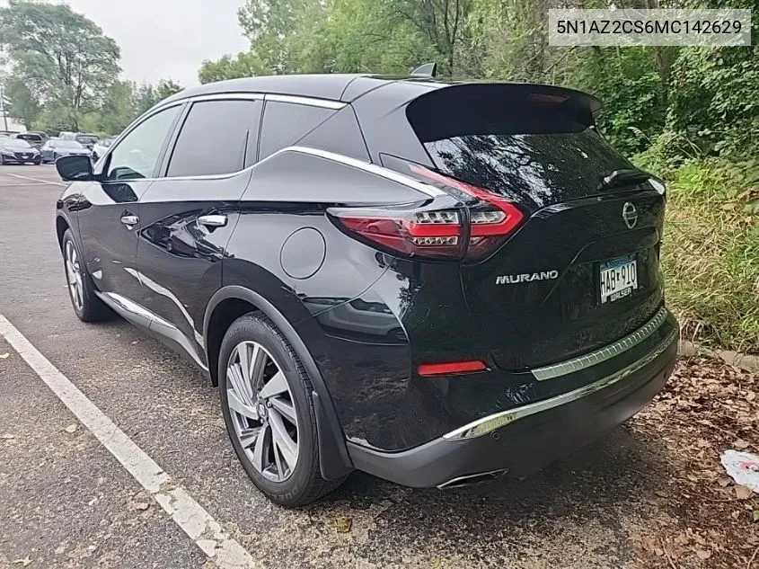 2021 Nissan Murano Sl VIN: 5N1AZ2CS6MC142629 Lot: 40271584