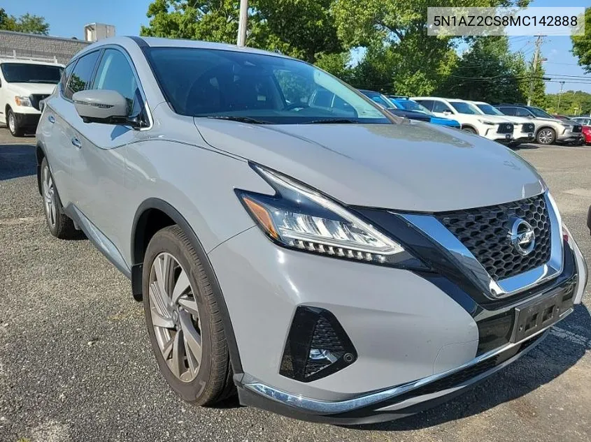 2021 Nissan Murano Sl VIN: 5N1AZ2CS8MC142888 Lot: 40271631