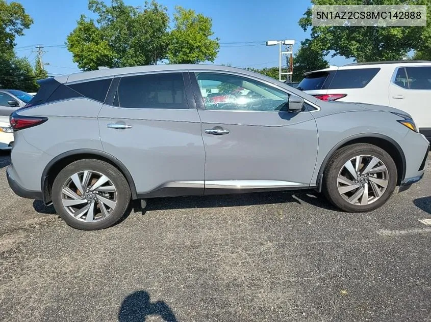 2021 Nissan Murano Sl VIN: 5N1AZ2CS8MC142888 Lot: 40271631