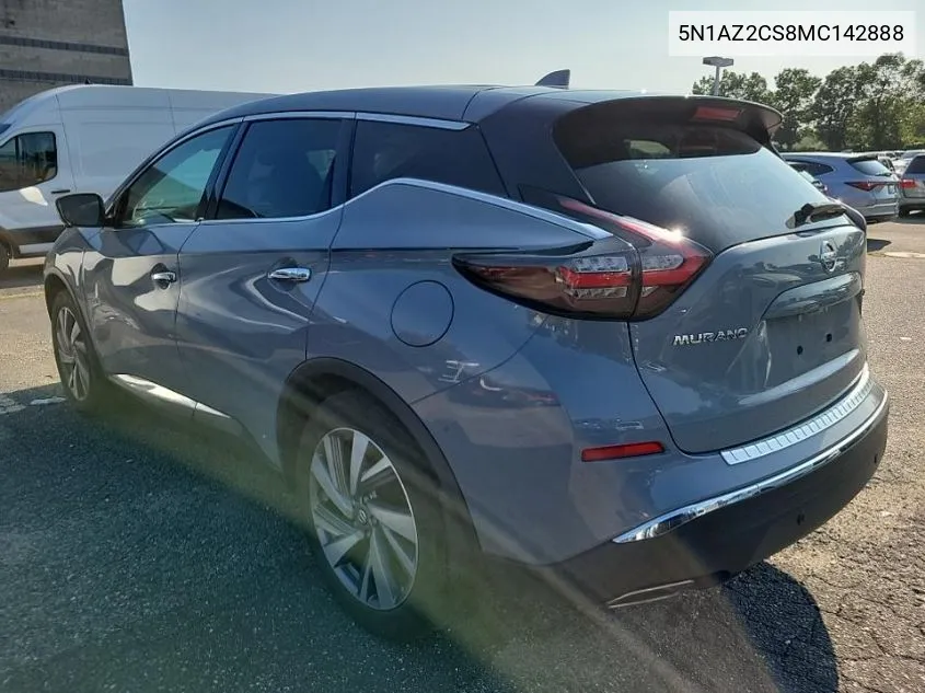 5N1AZ2CS8MC142888 2021 Nissan Murano Sl