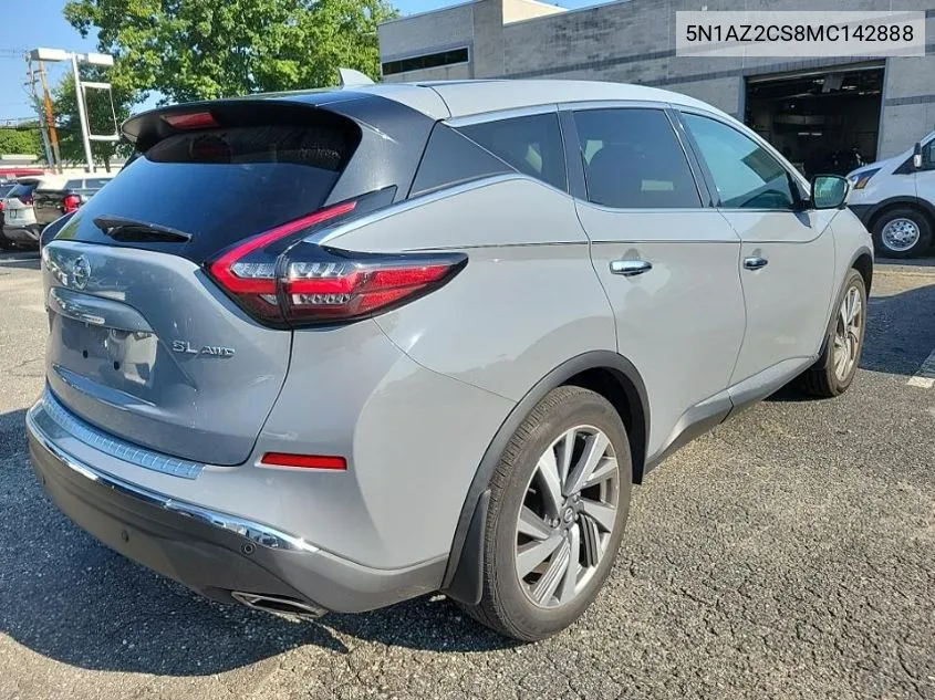 5N1AZ2CS8MC142888 2021 Nissan Murano Sl