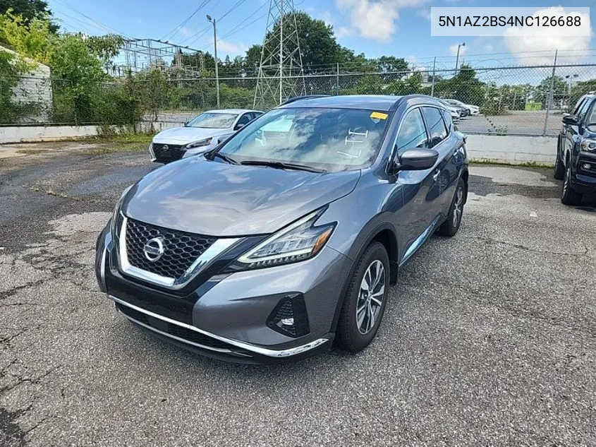 5N1AZ2BS4NC126688 2022 Nissan Murano Sv