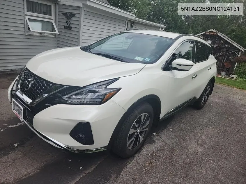 5N1AZ2BS0NC124131 2022 Nissan Murano Sv