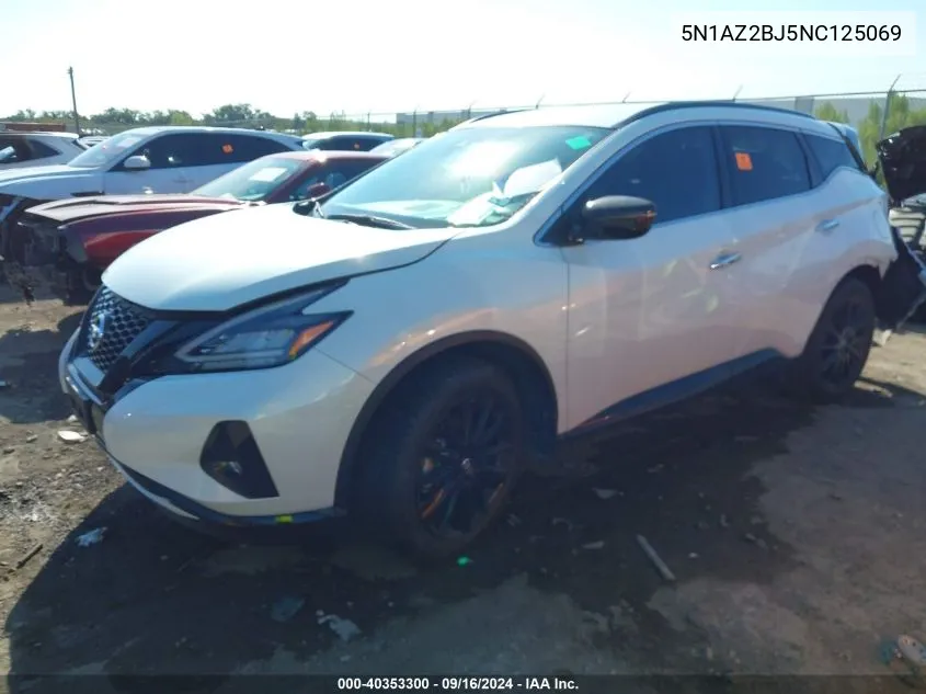 5N1AZ2BJ5NC125069 2022 Nissan Murano Sv