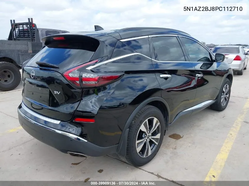 5N1AZ2BJ8PC112710 2023 Nissan Murano Sv Fwd