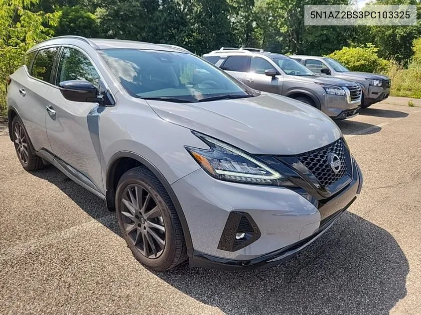 2023 Nissan Murano Sv VIN: 5N1AZ2BS3PC103325 Lot: 40036610