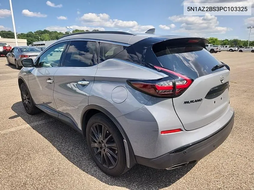 2023 Nissan Murano Sv VIN: 5N1AZ2BS3PC103325 Lot: 40036610