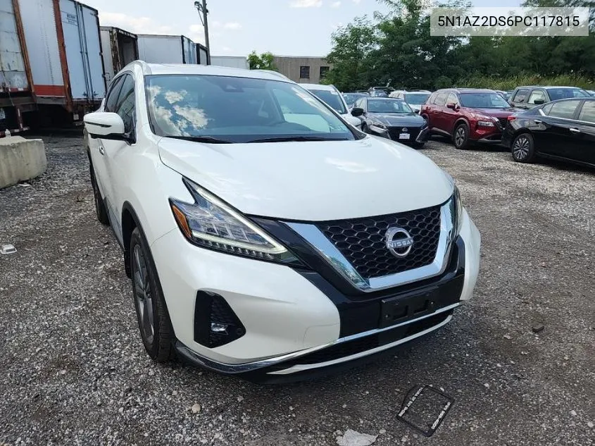 2023 Nissan Murano Platinum VIN: 5N1AZ2DS6PC117815 Lot: 40036640