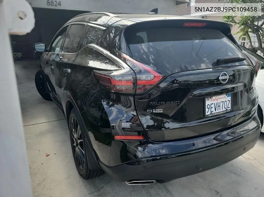 2023 Nissan Murano Sv VIN: 5N1AZ2BJ9PC109458 Lot: 40036652