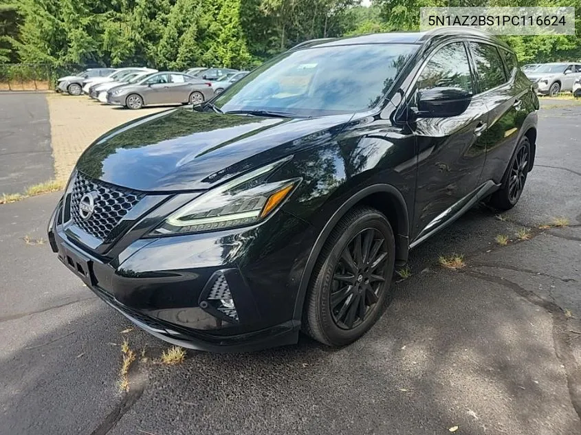 2023 Nissan Murano Sv VIN: 5N1AZ2BS1PC116624 Lot: 40049240