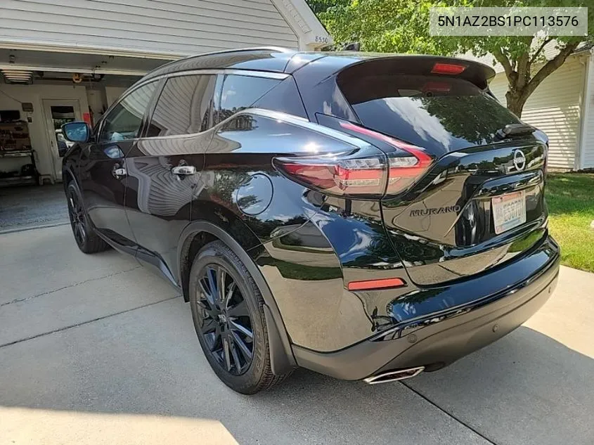 2023 Nissan Murano Sv VIN: 5N1AZ2BS1PC113576 Lot: 40049254