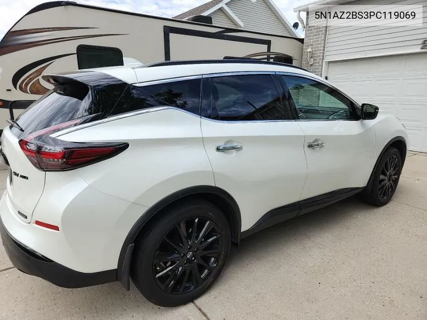 2023 Nissan Murano Sv VIN: 5N1AZ2BS3PC119069 Lot: 40049261