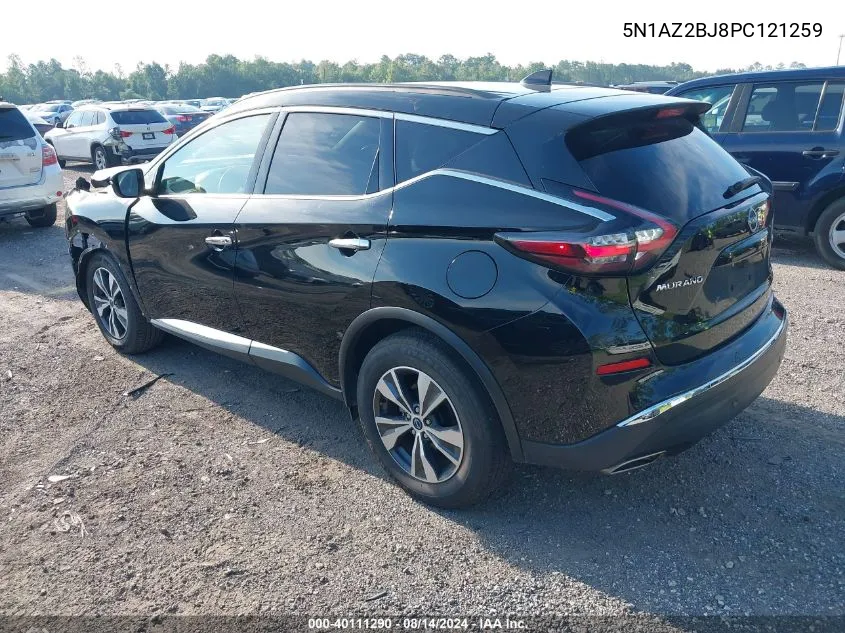 5N1AZ2BJ8PC121259 2023 Nissan Murano Sv Fwd