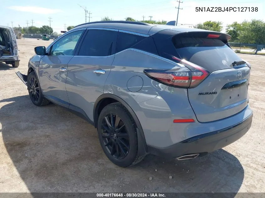 5N1AZ2BJ4PC127138 2023 Nissan Murano Sv Fwd