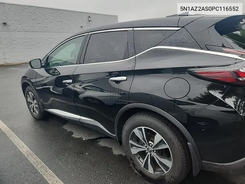 2023 Nissan Murano S VIN: 5N1AZ2AS0PC116552 Lot: 40214568